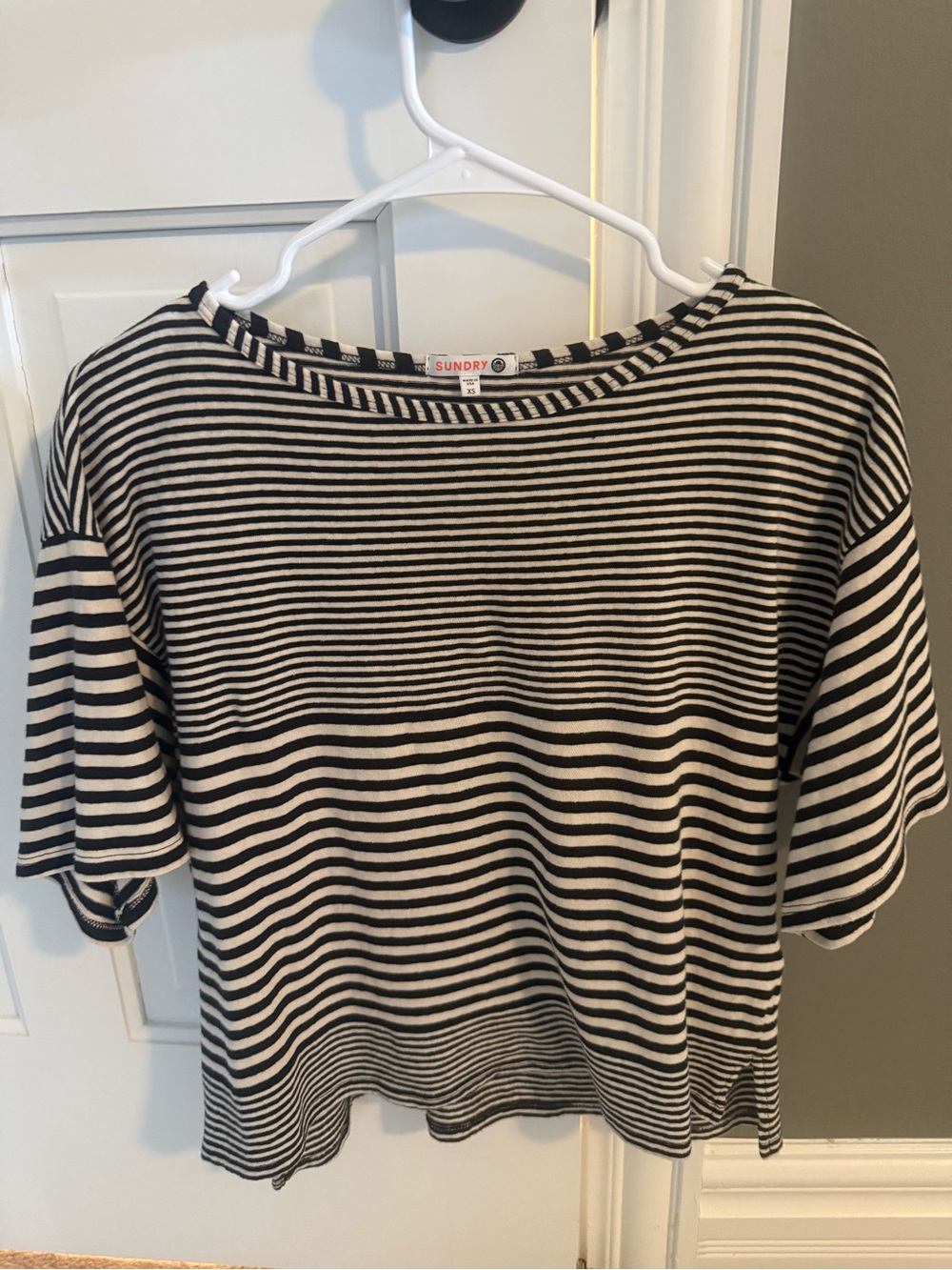 Sundry boatneck tee